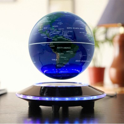 Birthday Gift For Kids Magnetic Floating Globe 6" (14cm) Bedside Desk Top Decor 627009349260  122297830499